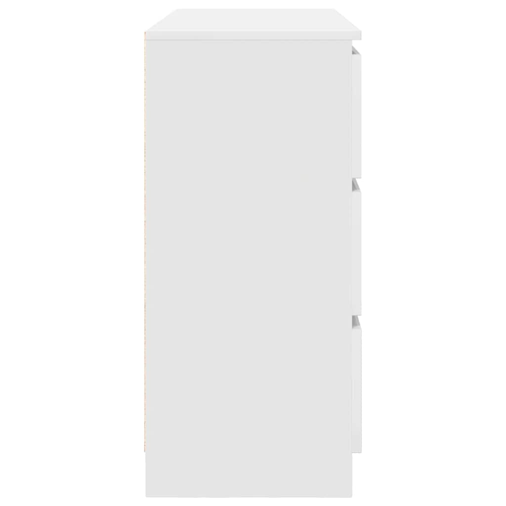 Buffet blanc 100x35x76 cm bois d'ingénierie - XIOS