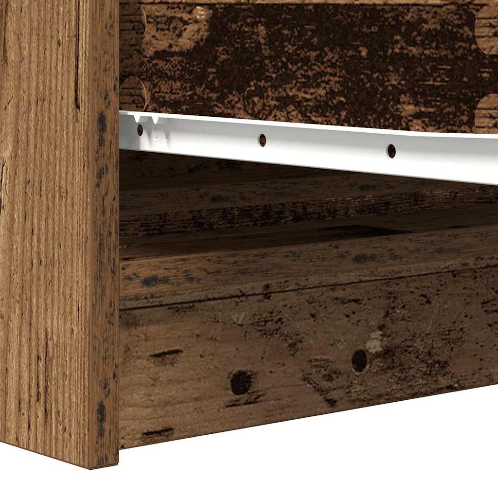 Buffet vieux bois 100x35x76 cm bois d'ingénierie - XIOS