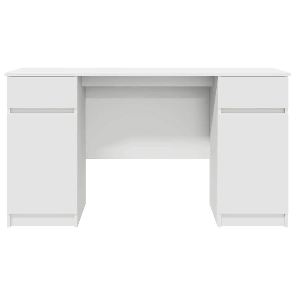 Bureau avec tiroir Blanc 140 x 49 x 76 cm Bois d'ingénierie - XIOS