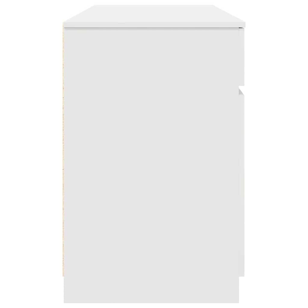 Bureau avec tiroir Blanc 140 x 49 x 76 cm Bois d'ingénierie - XIOS