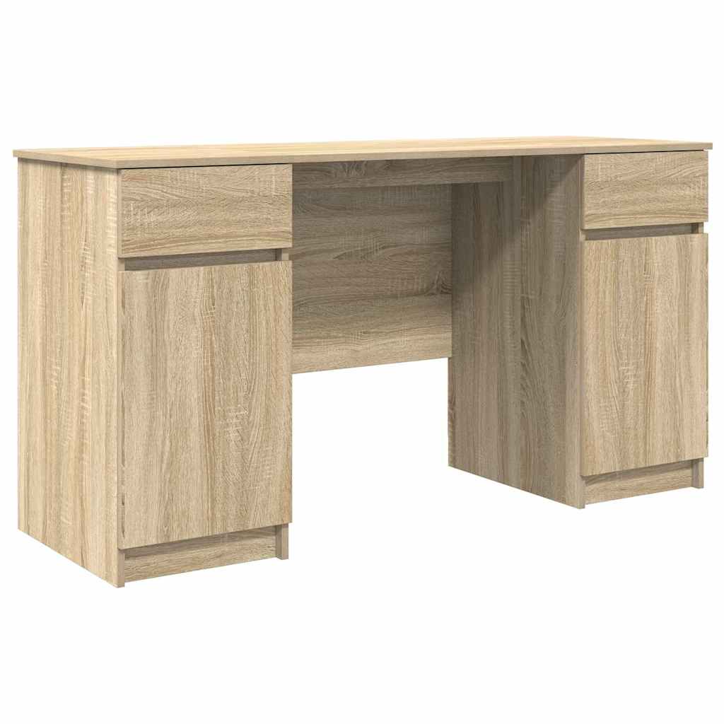Bureau Chêne sonoma 140 x 49 x 76 cm Bois d'ingénierie - XIOS