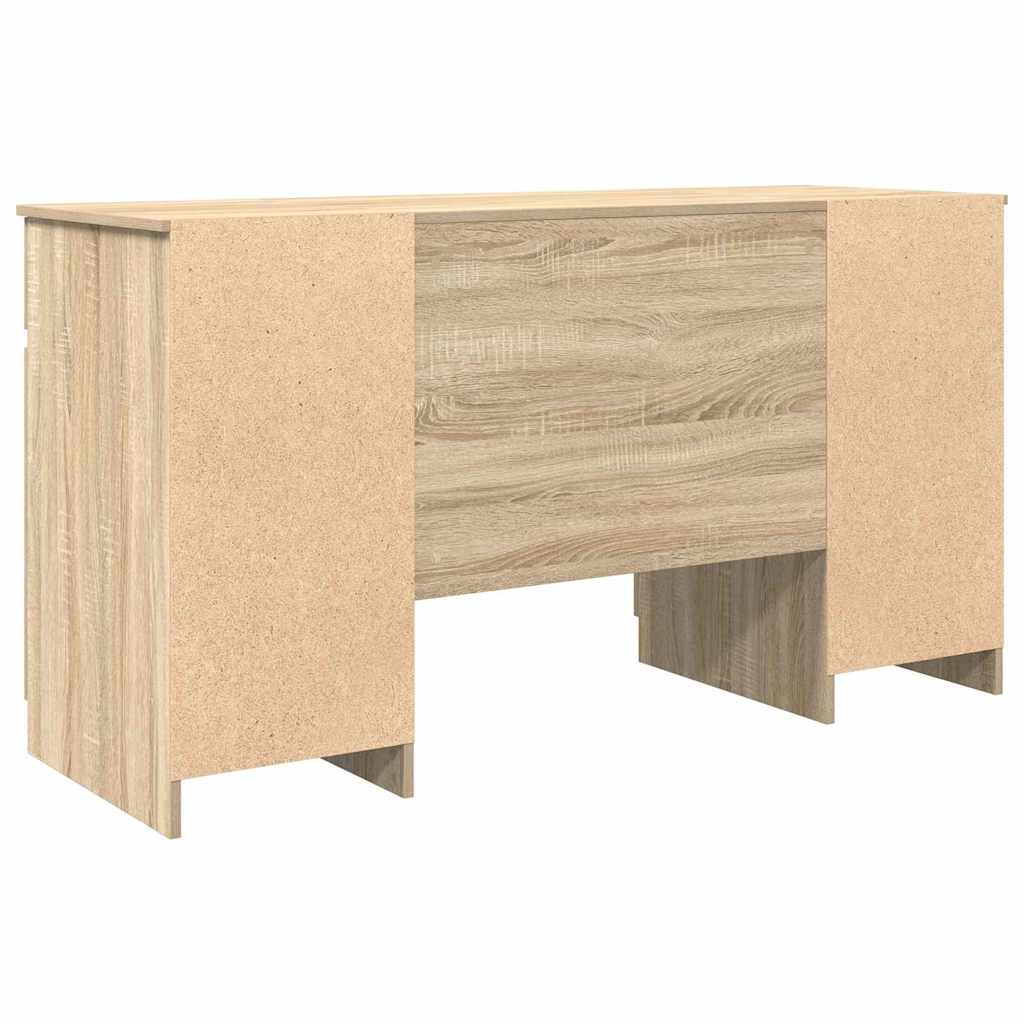 Bureau Chêne sonoma 140 x 49 x 76 cm Bois d'ingénierie - XIOS