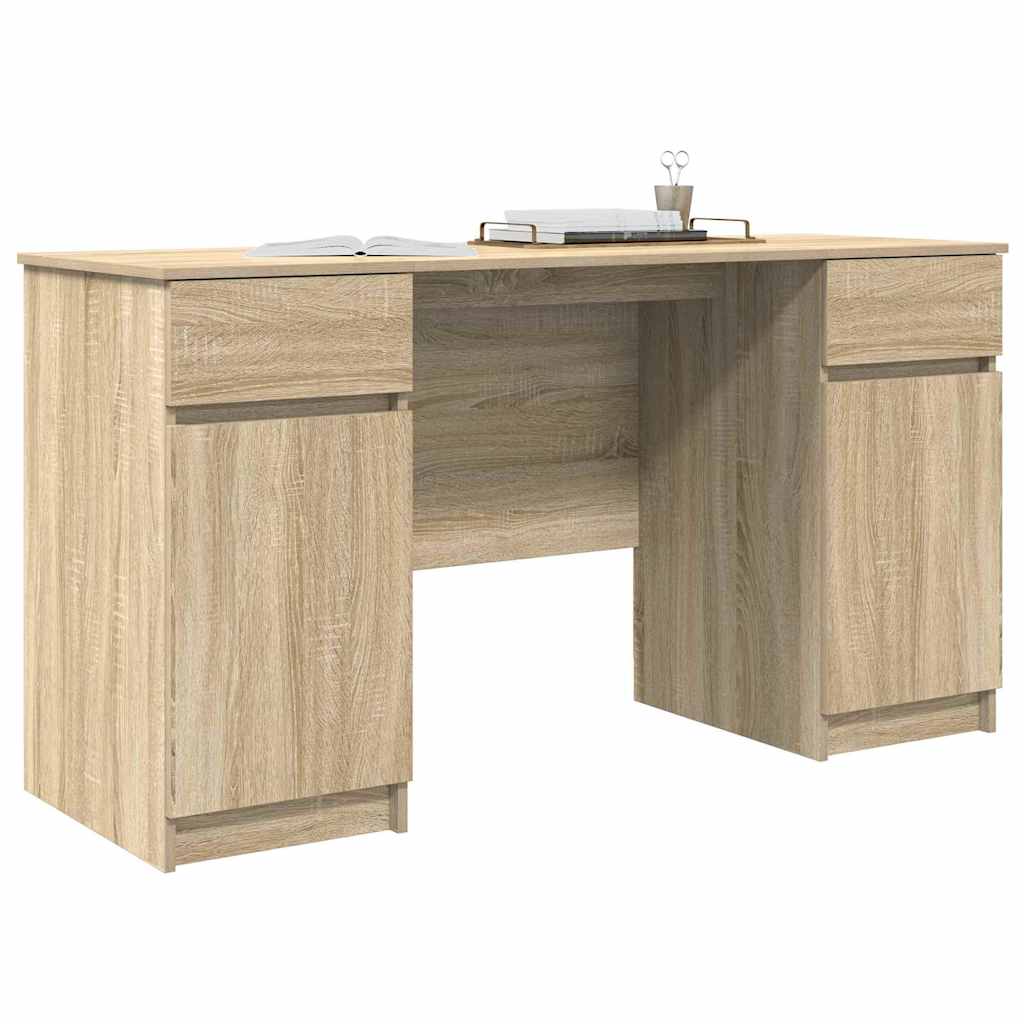 Bureau Chêne sonoma 140 x 49 x 76 cm Bois d'ingénierie - XIOS