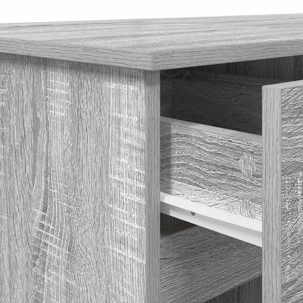 Bureau Sonoma gris Bois d'ingénierie 140 x 49 x 76 cm