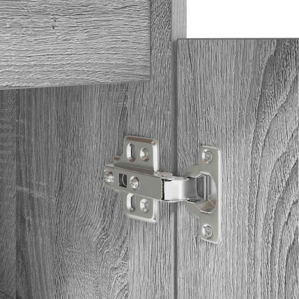 Bureau Sonoma gris 140 x 49 x 76 cm Bois d'ingénierie - XIOS