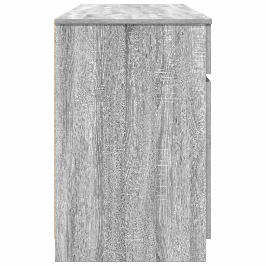 Bureau Sonoma gris Bois d'ingénierie 140 x 49 x 76 cm