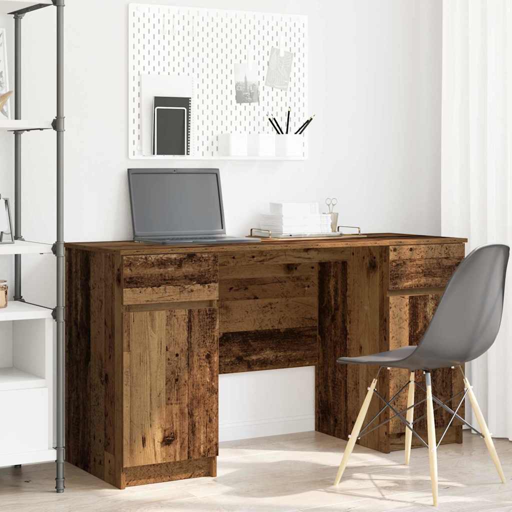 Bureau Bois ancien Bois d'ingénierie 140 x 49 x 76 cm