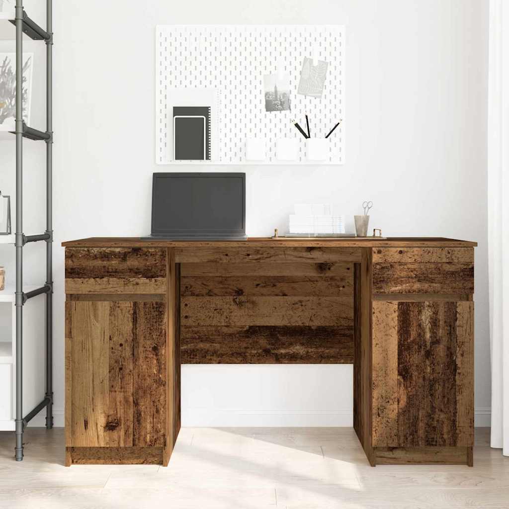Bureau Bois ancien Bois d'ingénierie 140 x 49 x 76 cm