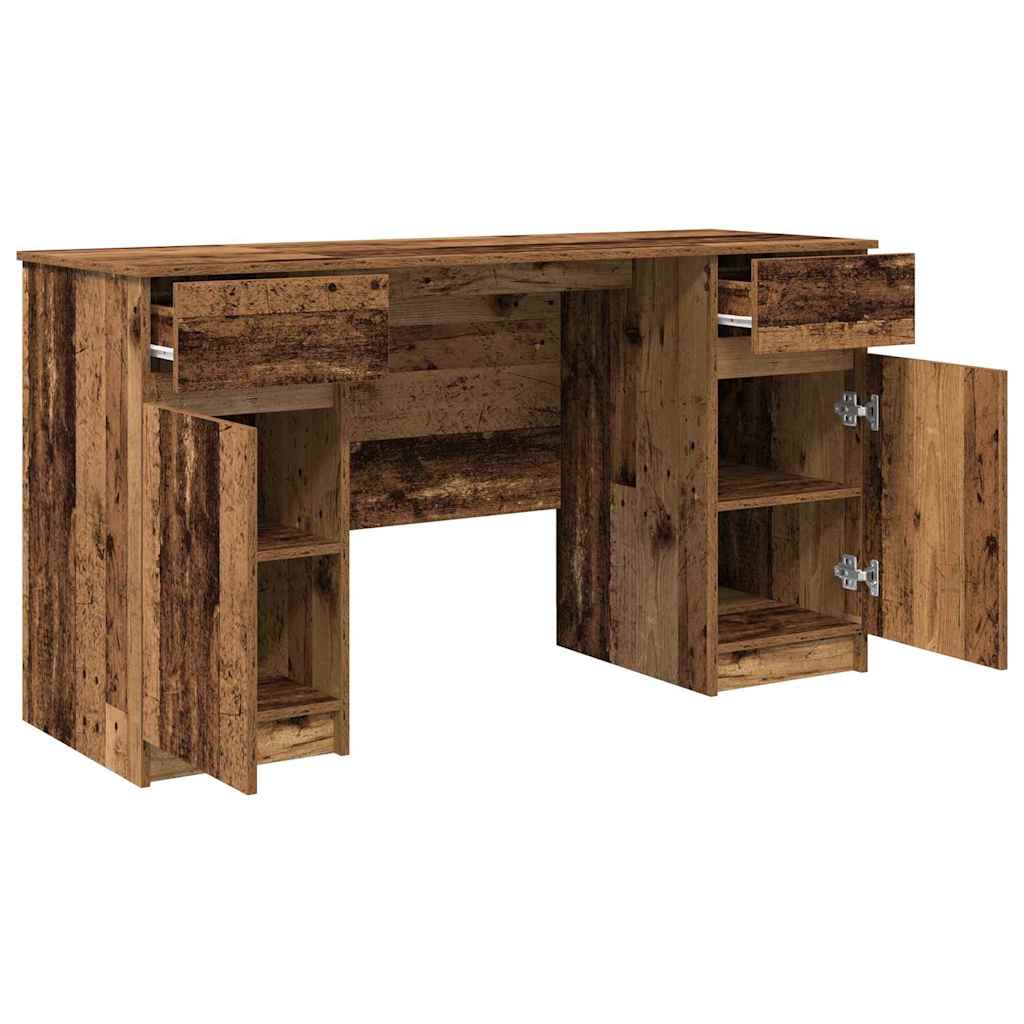 Bureau Bois ancien Bois d'ingénierie 140 x 49 x 76 cm