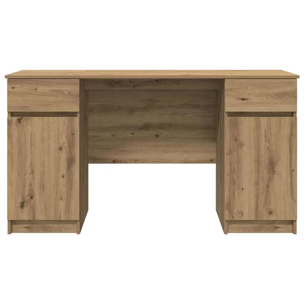 Bureau chêne artisanal Bois d’ingénierie 140 x 49 x 76 cm - XIOS