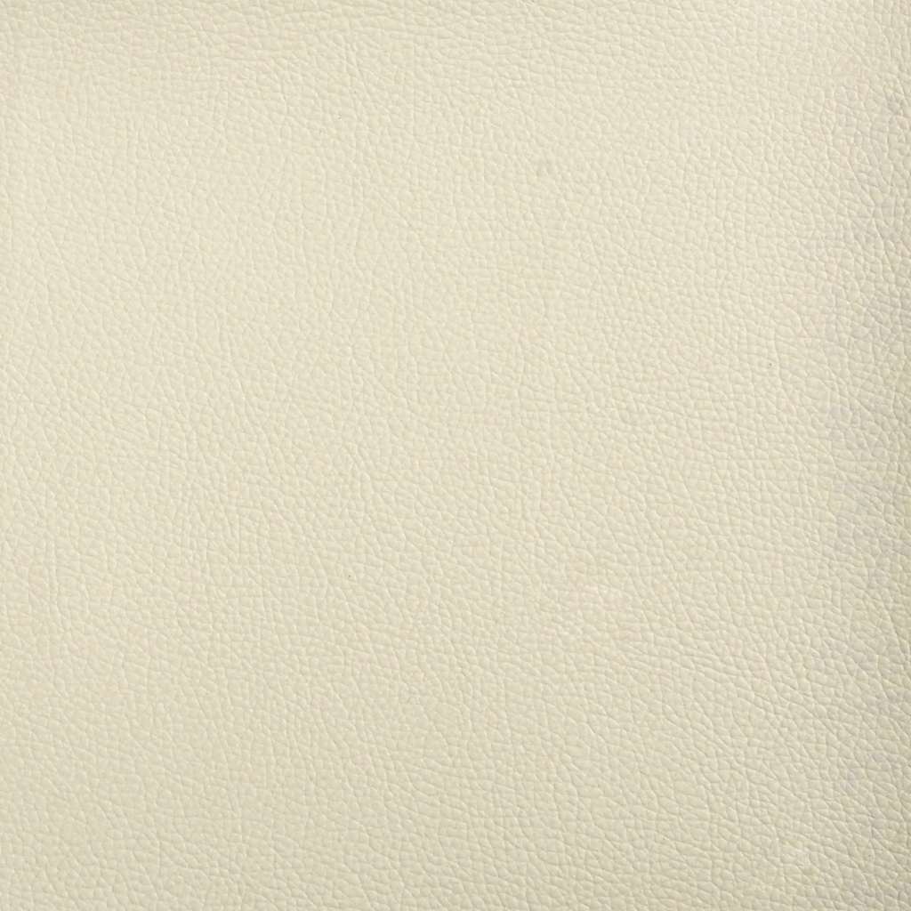 Canapé 2 places avec méridienne en L crème 125 cm similicuir - XIOS