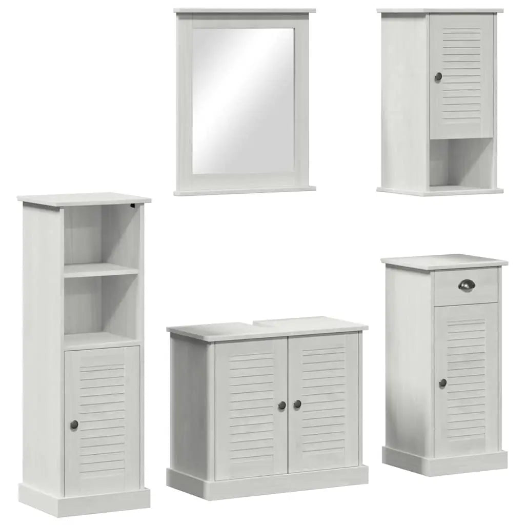 Ensemble de mobilier de salle de bain VIGO 5 pièces - XIOS