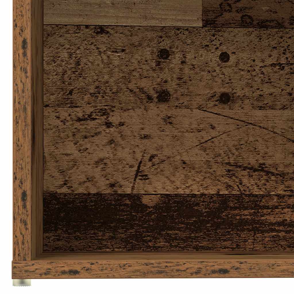 Bibliothèques 3 pcs vieux bois bois d'ingénierie - XIOS