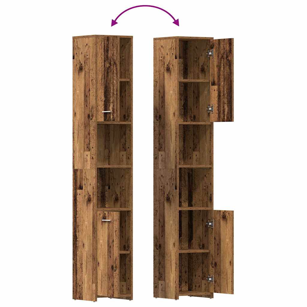 Ensemble de meubles salle de bain 4 pcs bois d'ingénierie