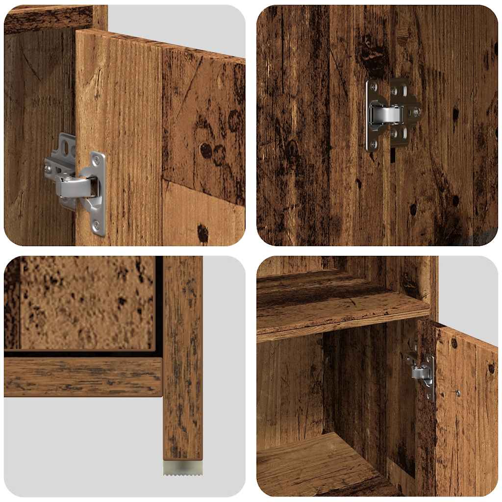 Ensemble de meubles salle de bain 4 pcs bois d'ingénierie
