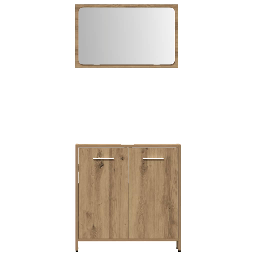 Ensemble de meubles salle de bain 4 pcs bois d'ingénierie