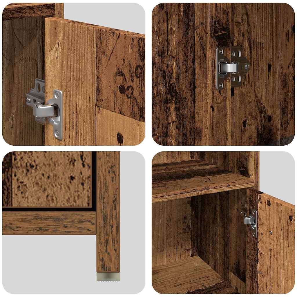 Ensemble de meubles salle de bain 3 pcs bois d'ingénierie