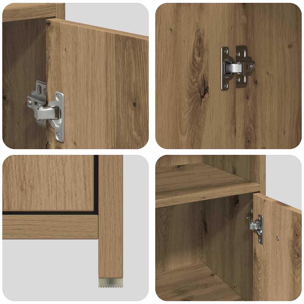 Ensemble de meubles salle de bain 3 pcs bois d'ingénierie
