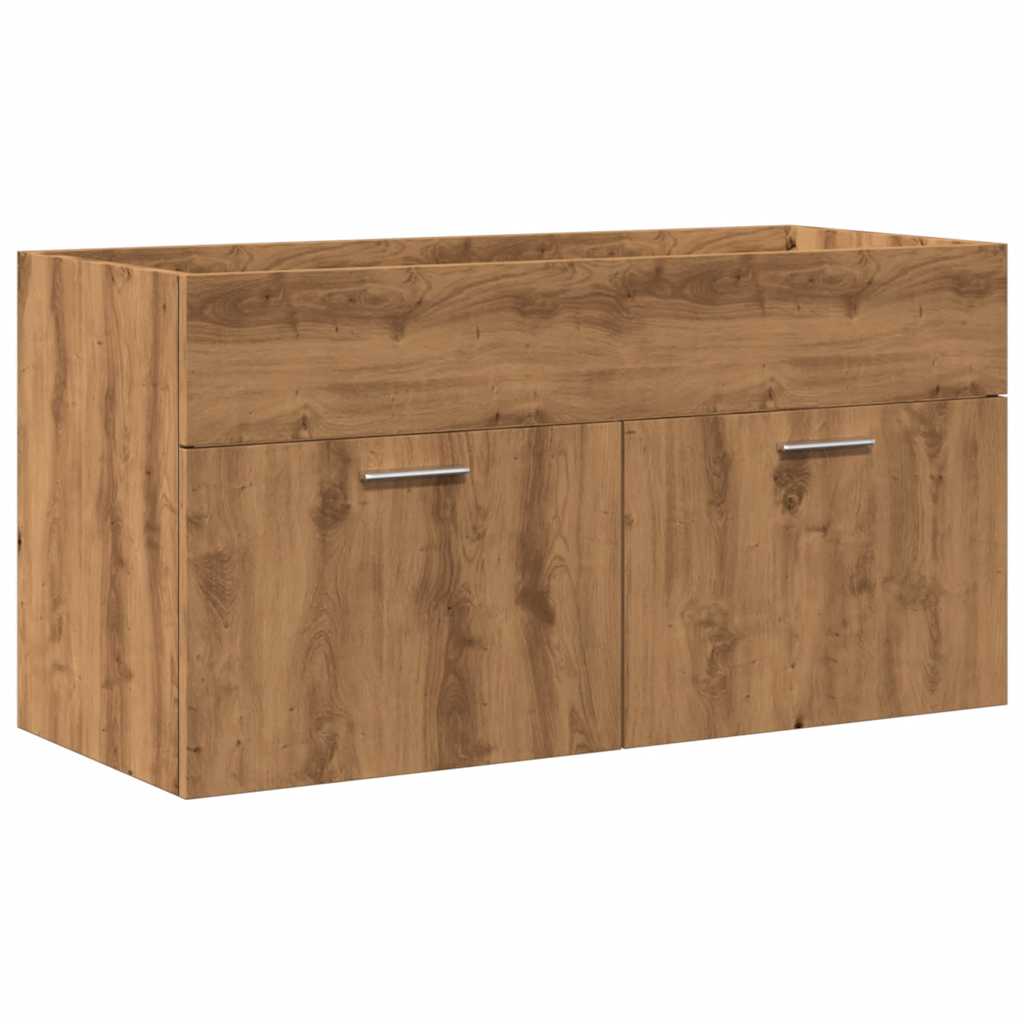 Ensemble de meubles salle de bain 3 pcs bois d'ingénierie