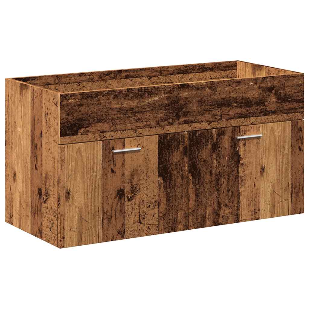 Ensemble de meubles salle de bain 4 pcs bois d'ingénierie