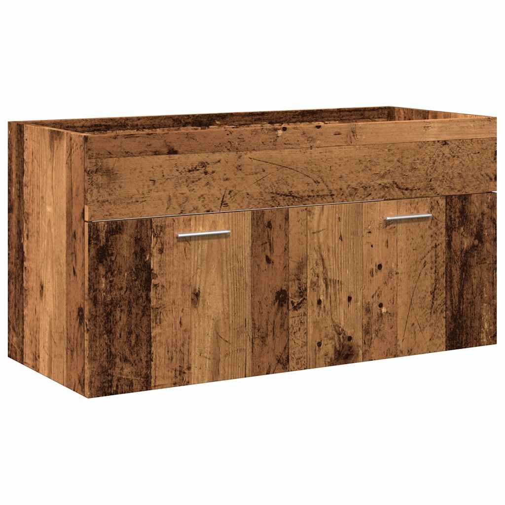 Ensemble de meubles salle de bain 5 pcs bois d'ingénierie