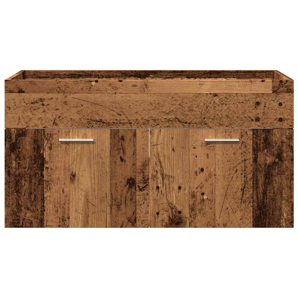 Ensemble de meubles salle de bain 5 pcs bois d'ingénierie