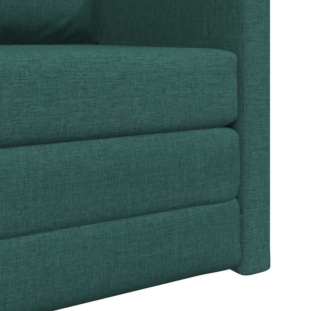 Canapé-Lit Vert foncé 74 x 77 x 81 cm Velours - XIOS
