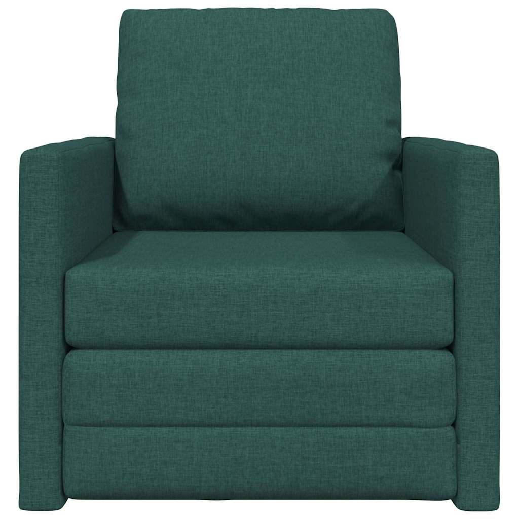 Canapé-Lit Vert foncé 74 x 77 x 81 cm Velours - XIOS