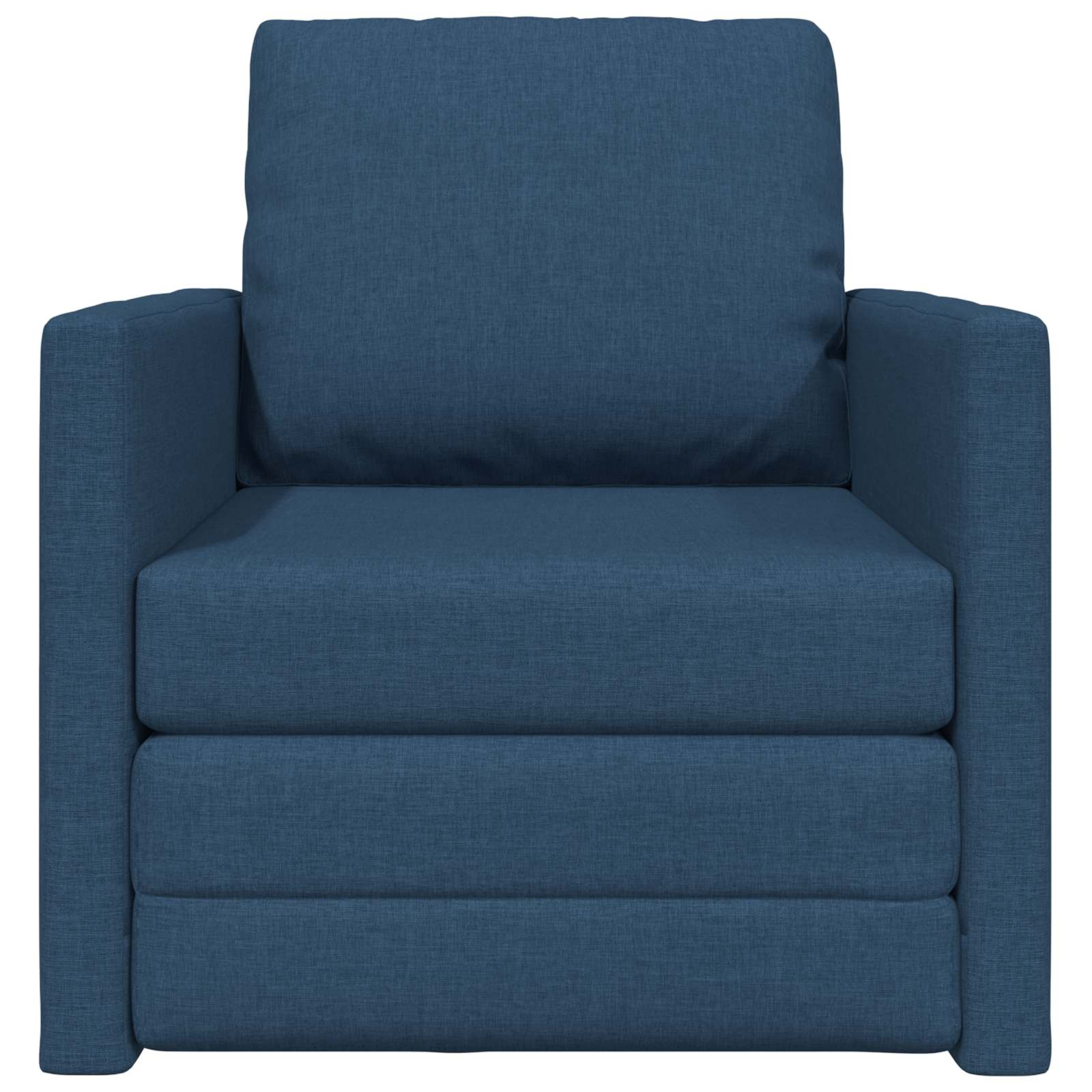 Canapé-Lit Bleu 74 x 77 x 81 cm tissu