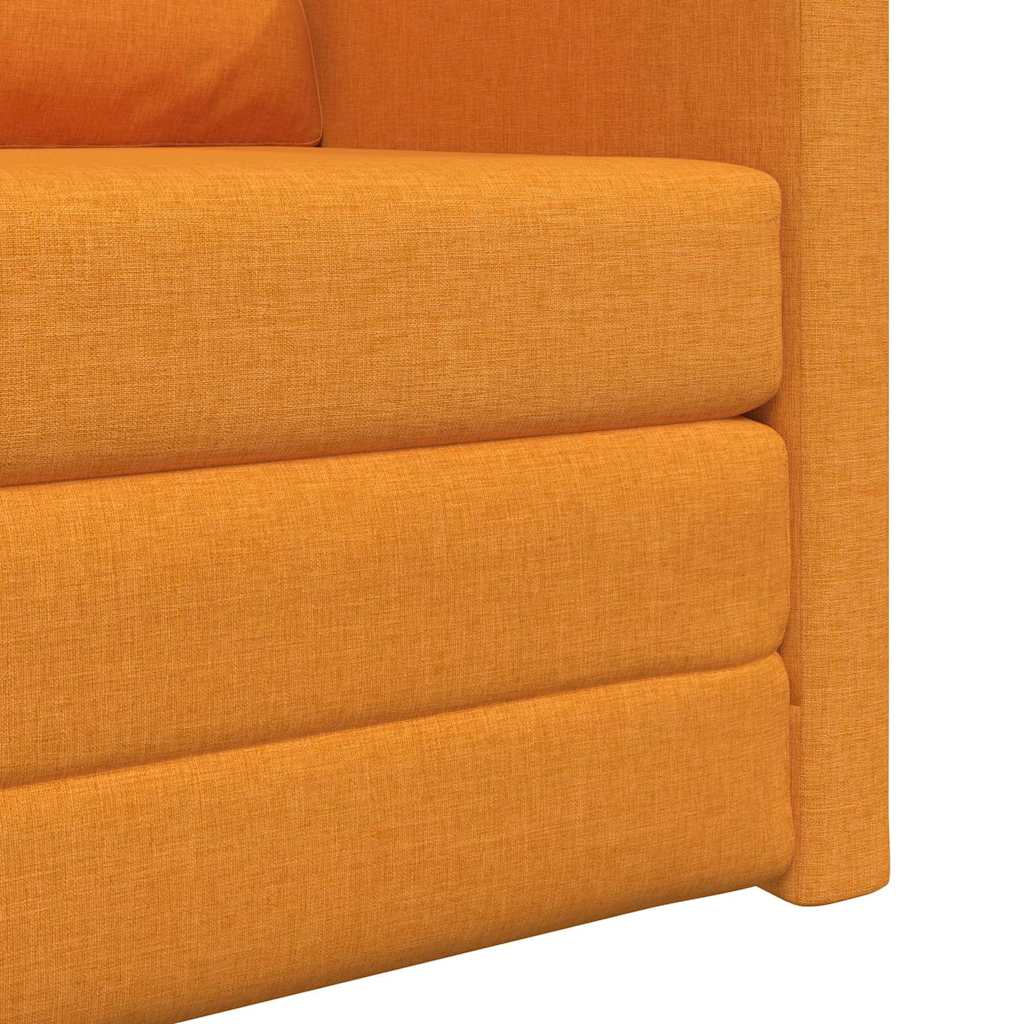 Canapé-Lit Jaune foncé 74 x 77 x 81 cm Velours - XIOS