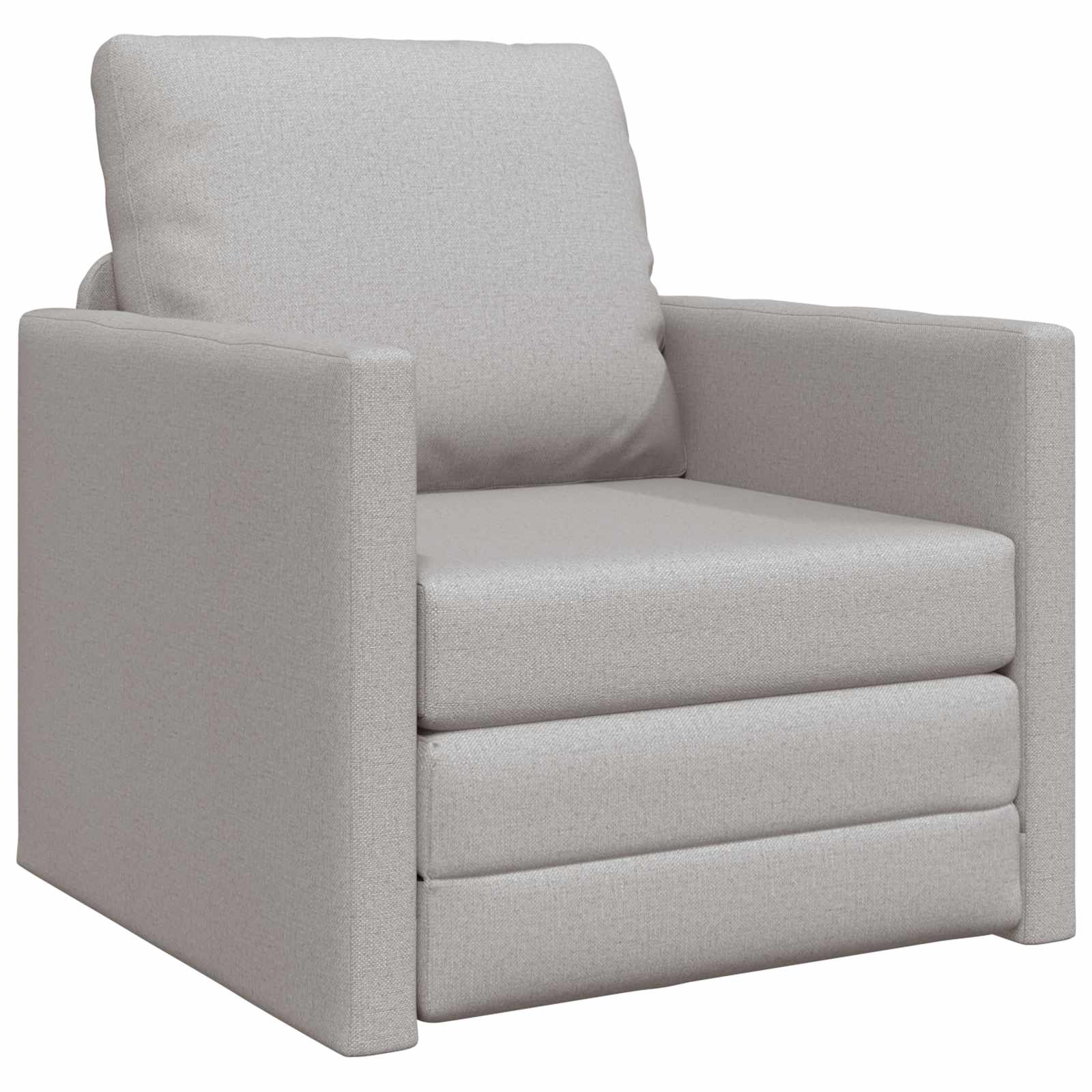 Canapé-Lit Gris nuage 74 x 77 x 81 cm Velours - XIOS
