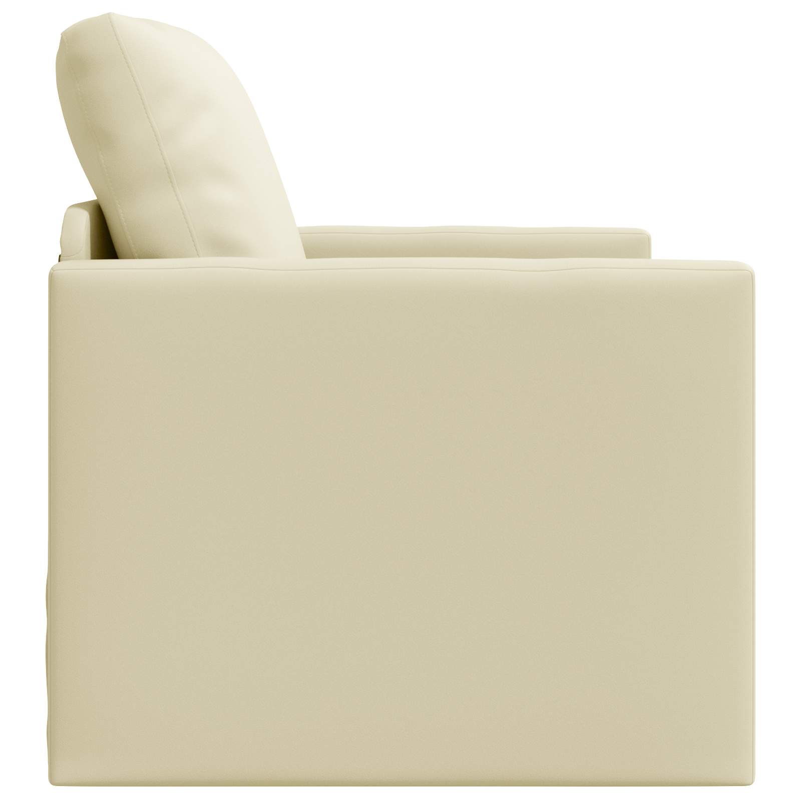 Canapé-Lit Crème 74 x 77 x 81 cm Simili cuir