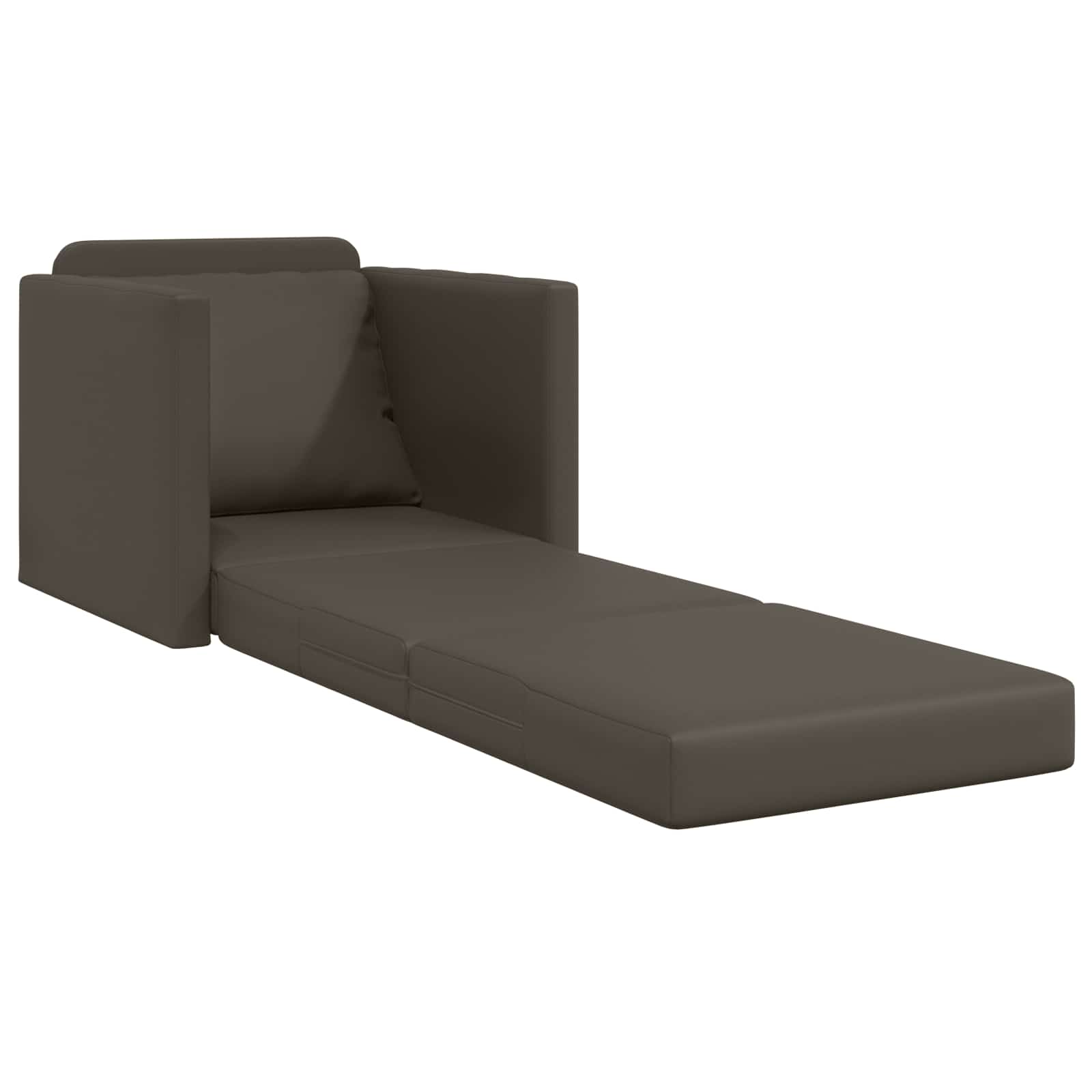 Canapé-Lit 60cm Gris Simili cuir - XIOS
