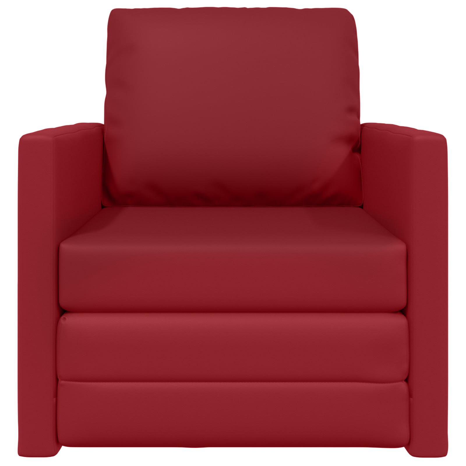 Canapé-Lit 60cm Bordeaux Simili cuir - XIOS