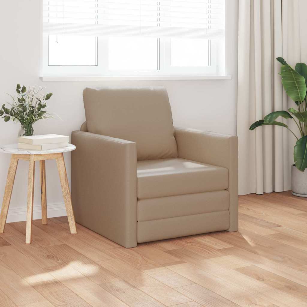 Sofa Lit de Sol Cappuccino 74 x 77 x 81 cm Faux cuir - XIOS