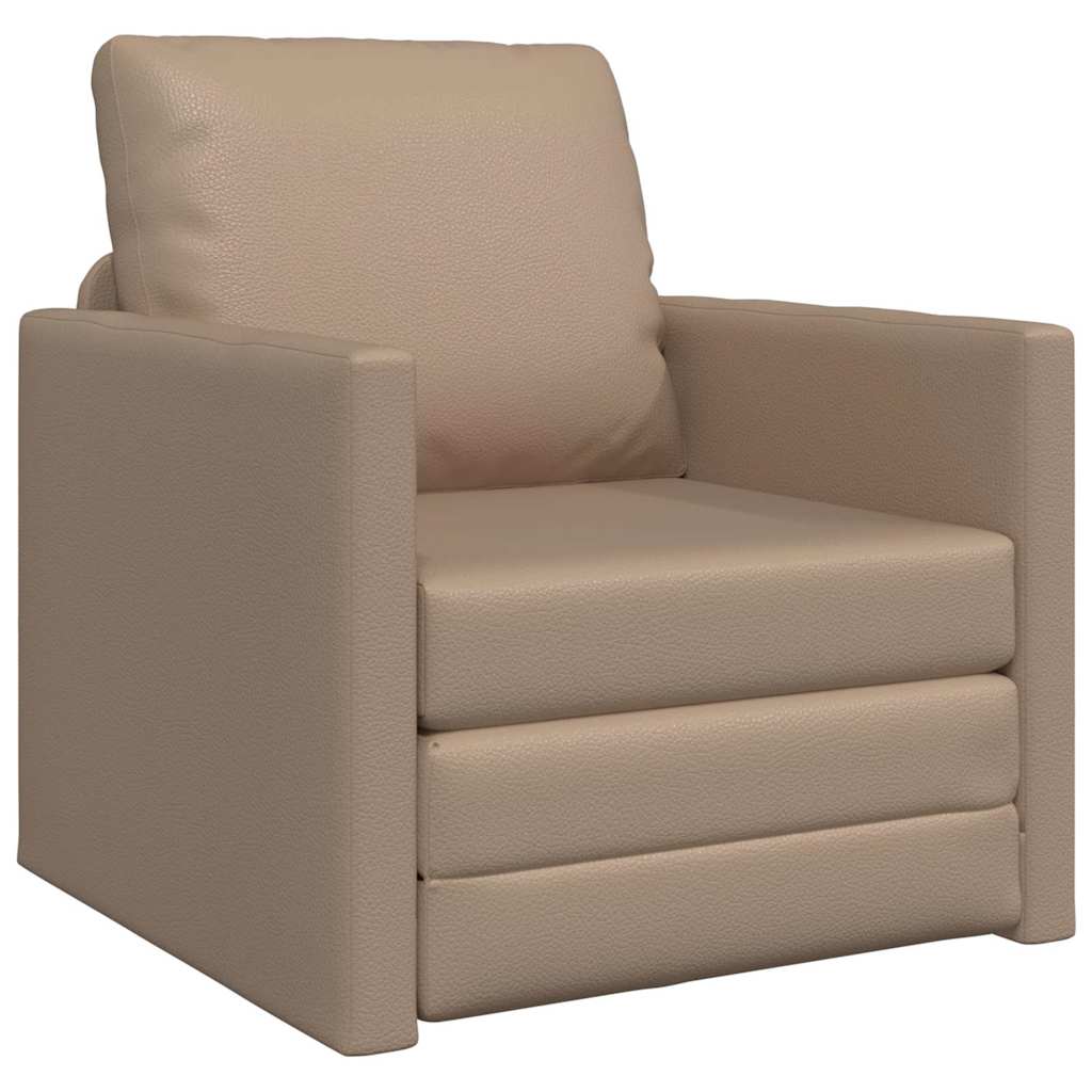 Canapé-Lit Cappuccino 74 x 77 x 81 cm Velours - XIOS