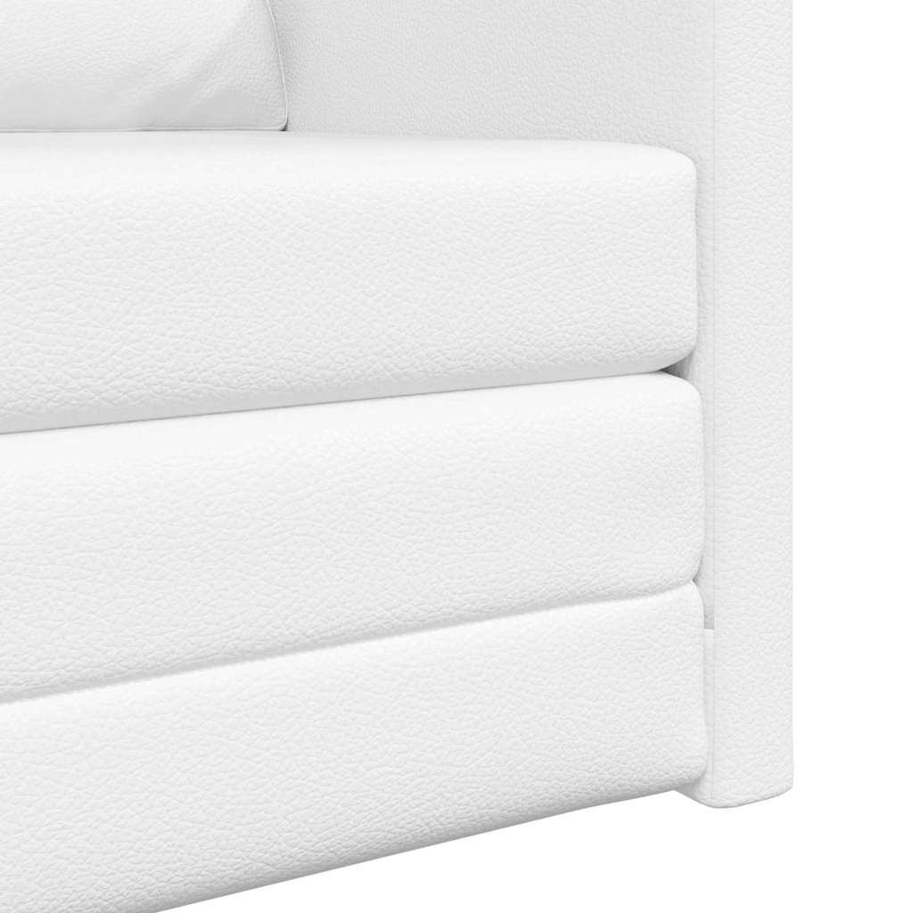 Canapé-Lit 60cm Blanc Simili cuir - XIOS