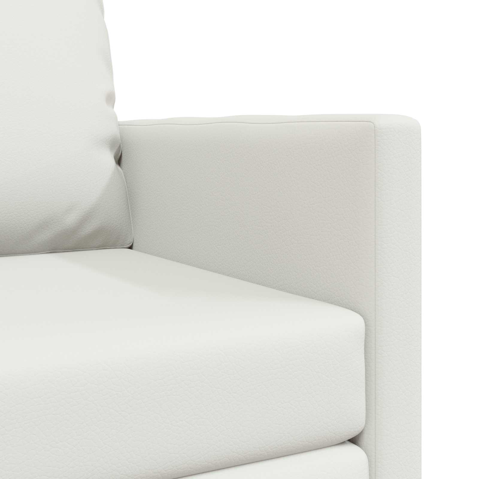 Canapé-Lit Blanc 74 x 77 x 81 cm Simili cuir