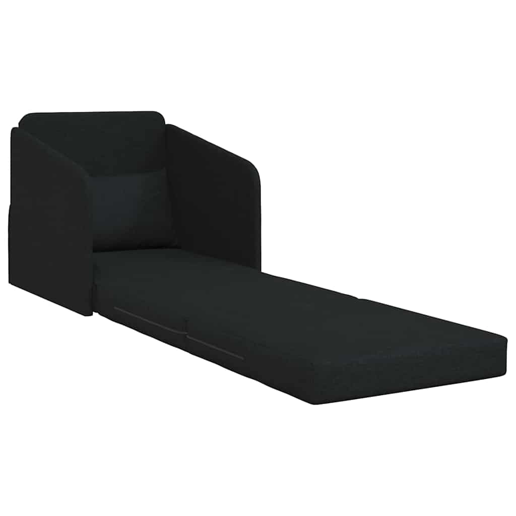 Canapé-Lit Noir 65 x 80 x 83 cm Velours - XIOS