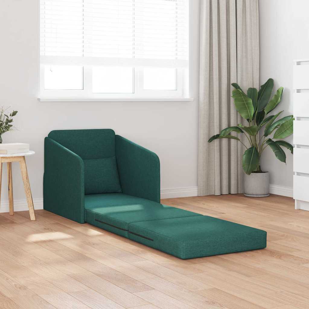 Canapé-Lit Vert foncé 65 x 80 x 83 cm Velours - XIOS