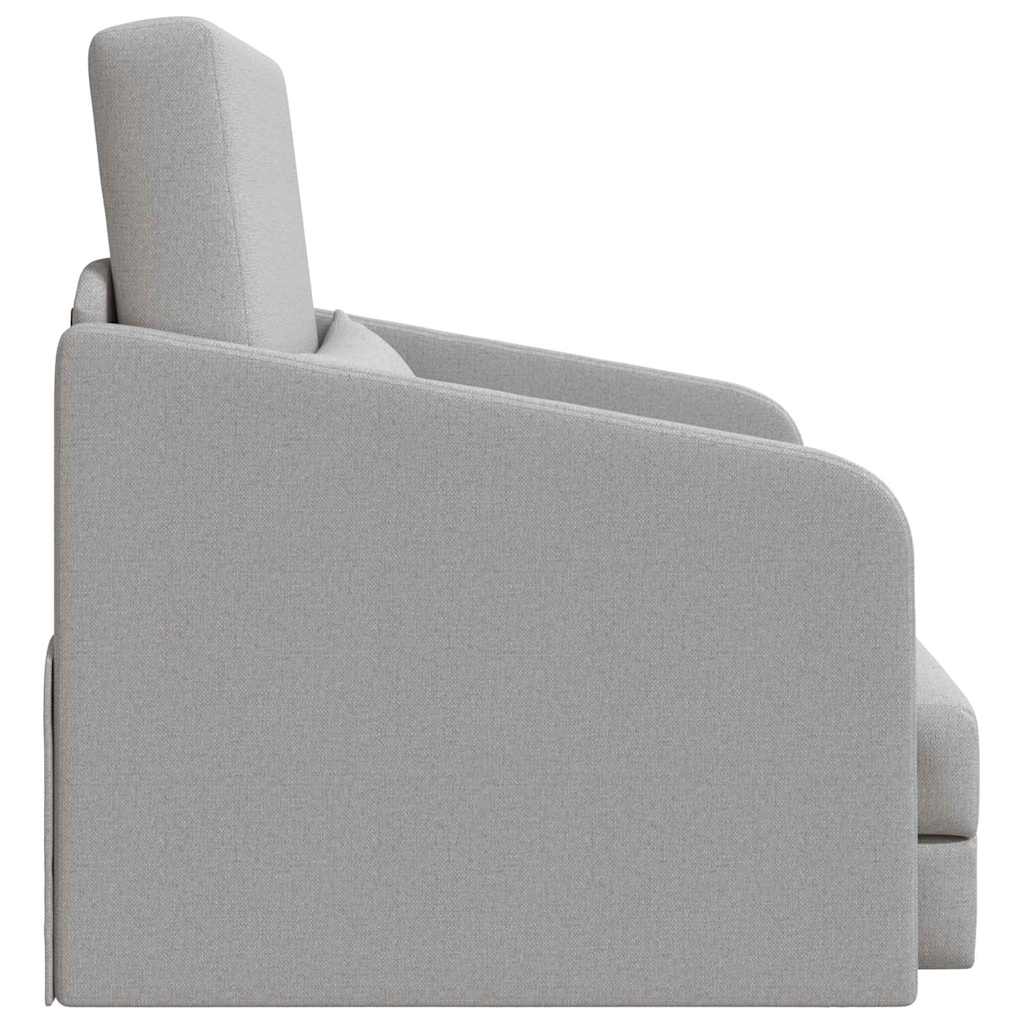 Canapé-Lit Gris nuage 65 x 80 x 83 cm tissu - XIOS