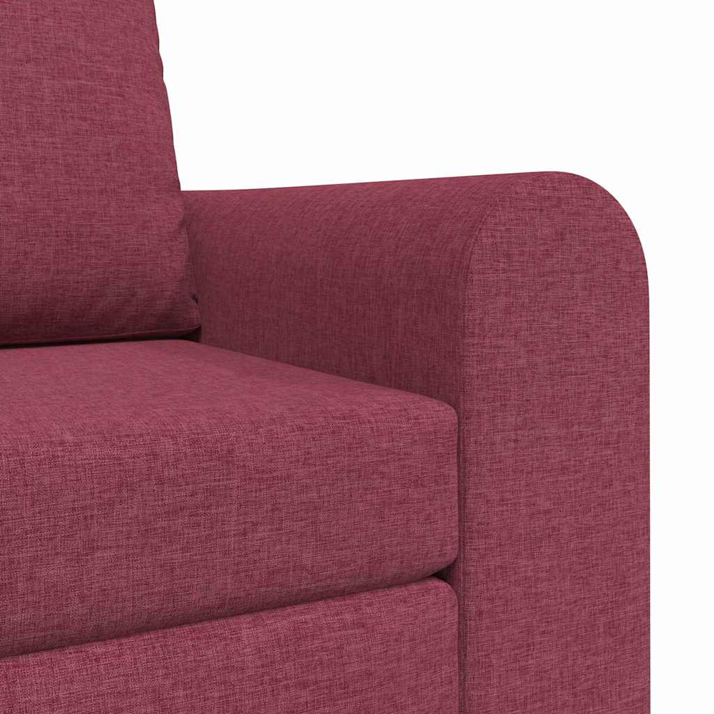 Canapé-Lit Rouge bordeaux 98 x 71 x 83 cm tissu - XIOS