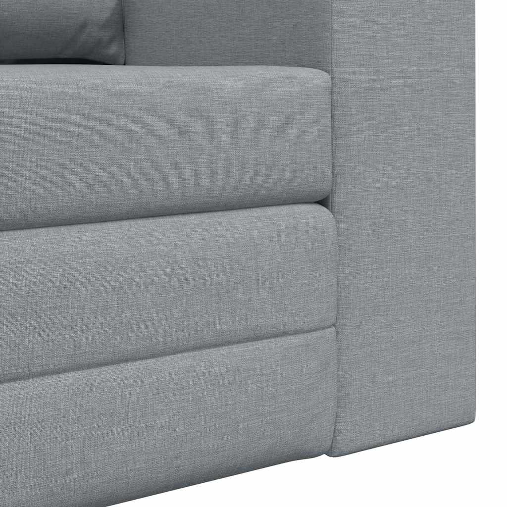 Canapé-Lit 60cm Gris clair tissu - XIOS