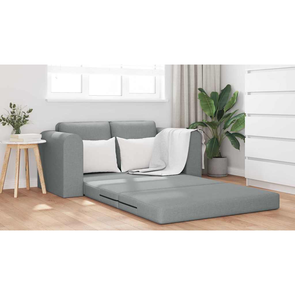 Canapé-Lit 60cm Gris clair tissu - XIOS