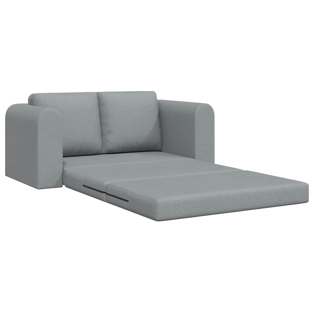 Canapé-Lit 60cm Gris clair tissu - XIOS