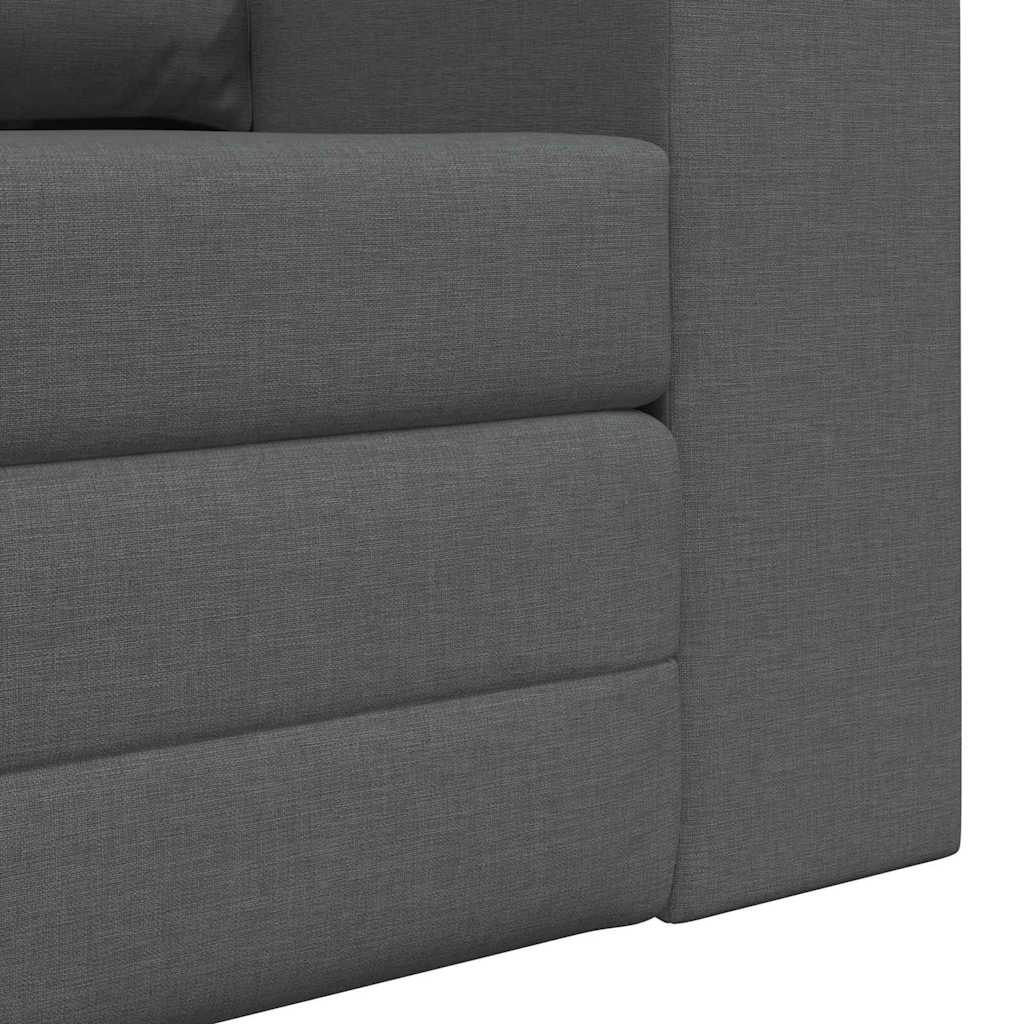 Canapé-Lit 60cm Gris foncé tissu - XIOS