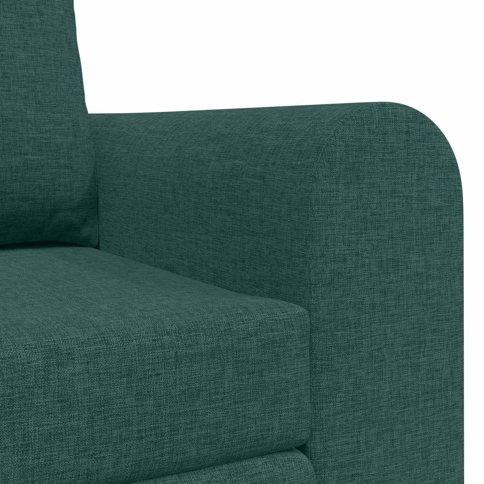 Canapé-Lit Vert foncé 148 x 71 x 83 cm tissu