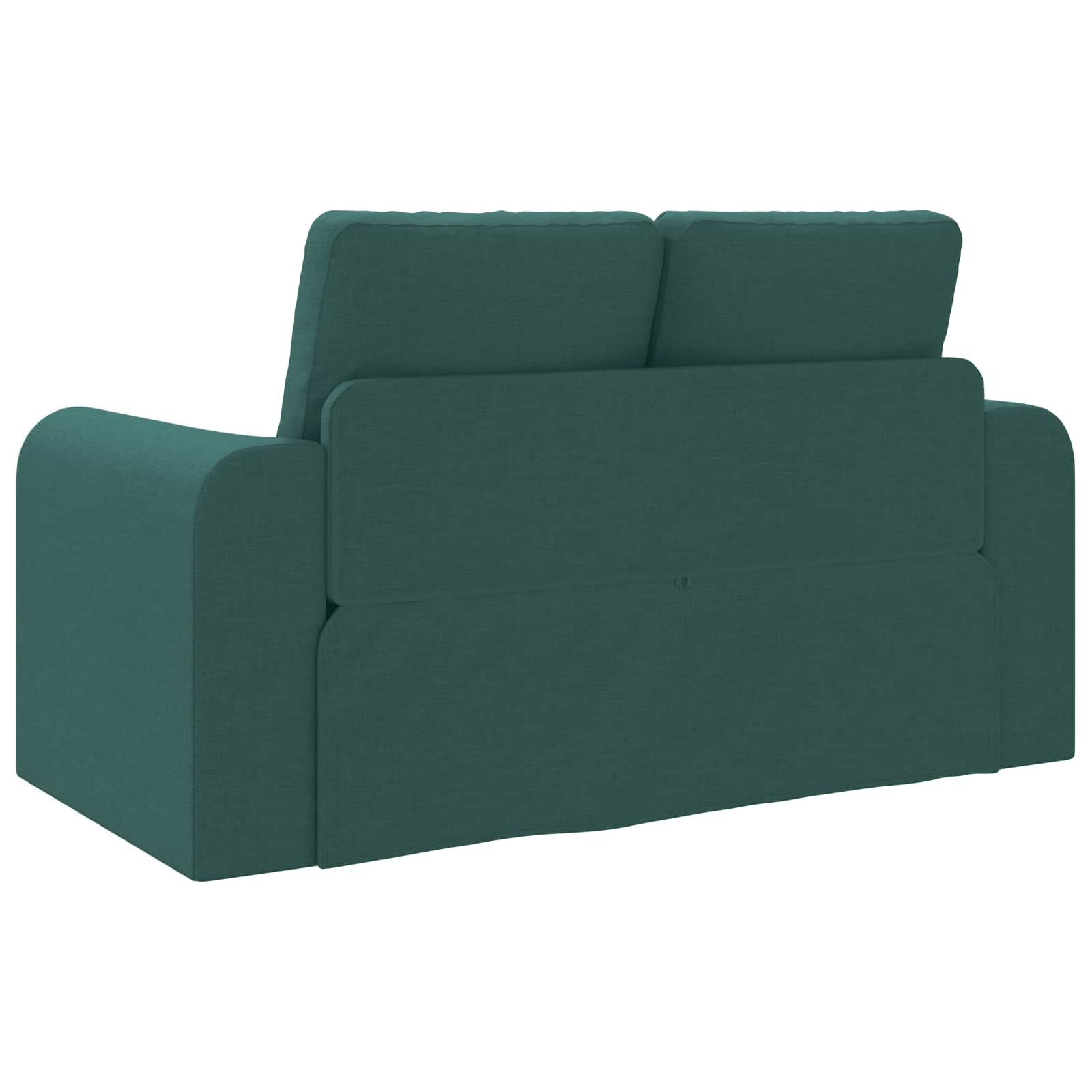 Canapé-Lit Vert foncé 148 x 71 x 83 cm tissu