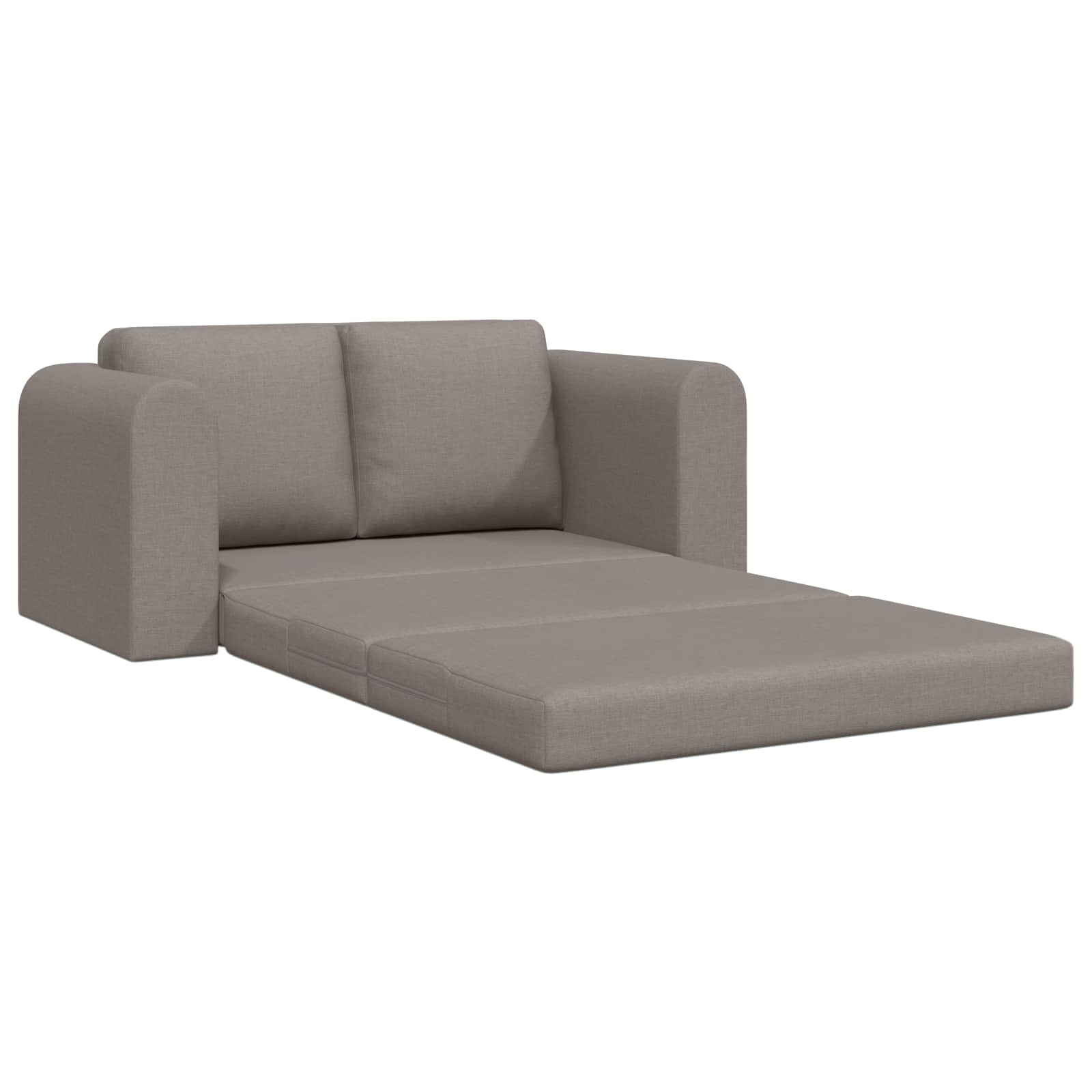Canapé-Lit Taupe 148 x 71 x 83 cm tissu