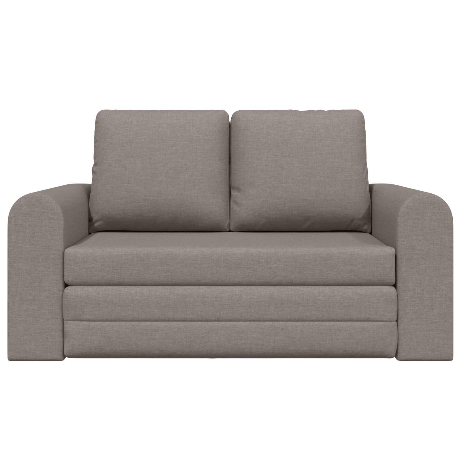 Canapé-Lit Taupe 148 x 71 x 83 cm tissu